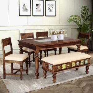 UrbanHarvest 6-Seater Dining Sets With Bench Collection