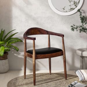 Where the Quiet Thoughts Come to Rest Sheesham Wood Arm Chair