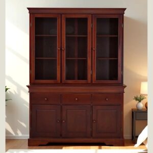 Echoes of the Crockery Unit 3 Doors In Brown Colour