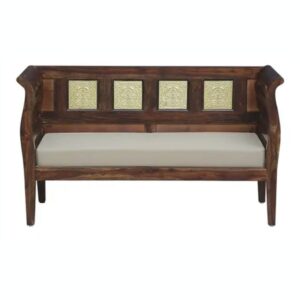 SnuggleSpot Solid Wood Sheesham 3 Seater Sofa