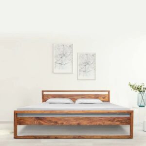 Brikk Woodline Solid Wood Bed