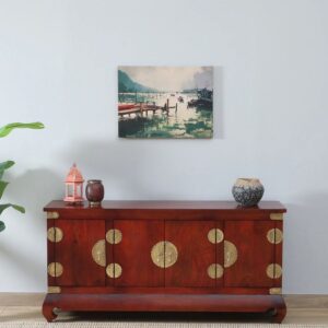 The Adjustment Bureau Archive Wood 4 Door Sideboard
