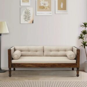 Echo Solid Wood 3 Seater Sofa
