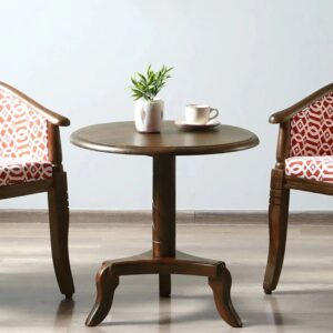 MonoRest Sheesham Wood Round Coffee Table
