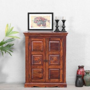 Shifting Winds of the Meta Realm Sheesham Wood Cabinet in Scratch