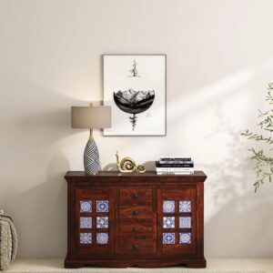 The Hidden Arsenal of Adaptation Sheesham Wood Sideboard In Honey Oak Finish