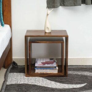 The Bramblecrest Solid Wood End Table Set of Two