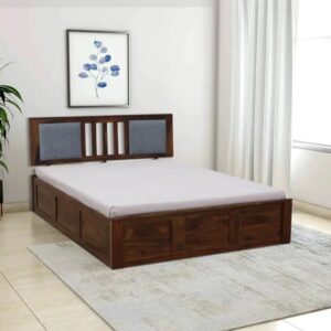 SlimNest Sheesham Wood Storage Bed