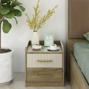 Bedside Table in Sebastain Oak Finish