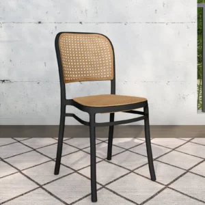 Cafe Chair In Brown Colour